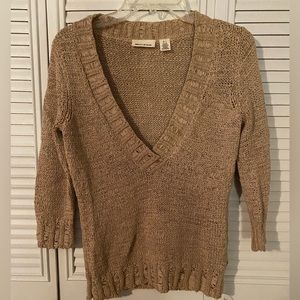 Dkny jeans brown boho top